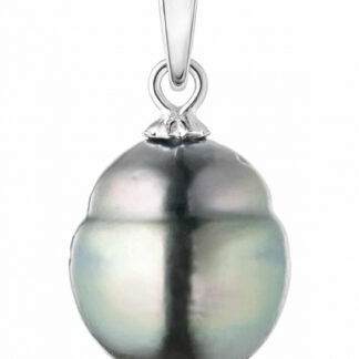 Gaura Pearls Perlenanhänger - Tahiti-Perle schwarz, 925 Silber*