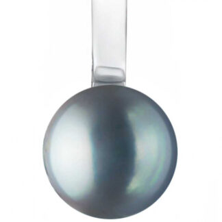 Gaura Pearls Perlenanhänger - schwarz, 925 Silber*