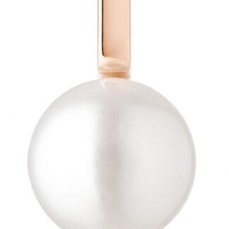 Gaura Pearls Perlenanhänger - weiß, 585 Roségold*