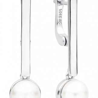 Gaura Pearls Perlenohrringe - weiß, 7.5 mm, 925 Silber*